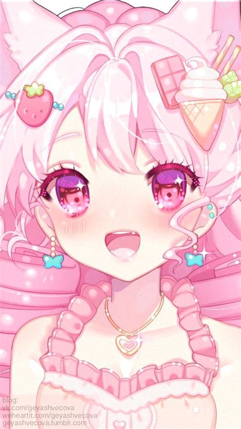 Pastel Anime Girls In 2020 Kawaii Anime Cute Anime Chibi Kawaii Art