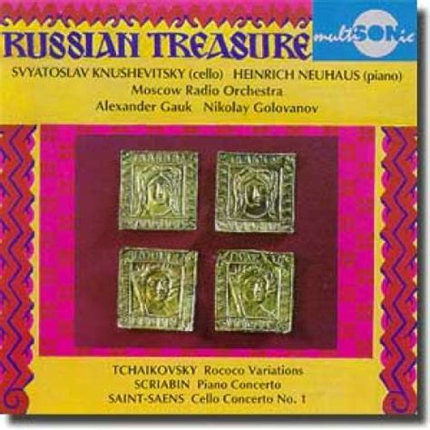 Russian Treasure Tchaikovskyscriabinsaint Saens 23079