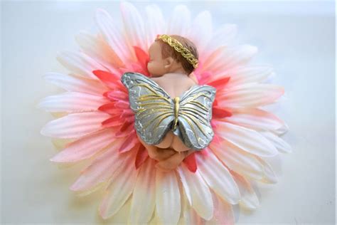 Clay Baby Ooak Miniature Clay Garden Fairy Baby Polymer Clay Etsy