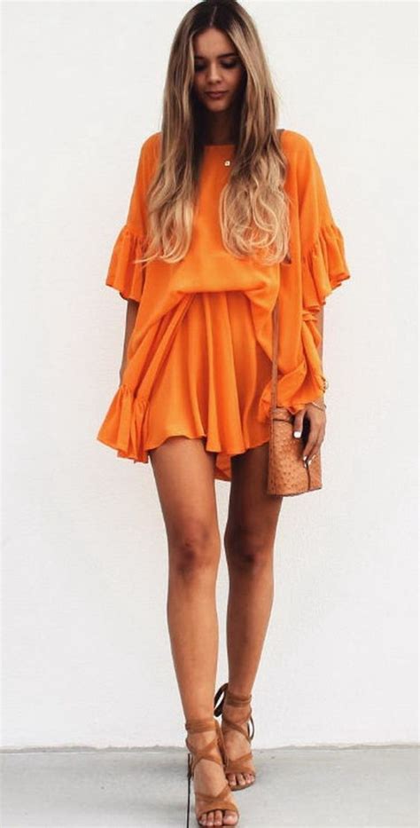 Fashion Flare♡♡ 7 Most Beautiful Orange Dresses Ever