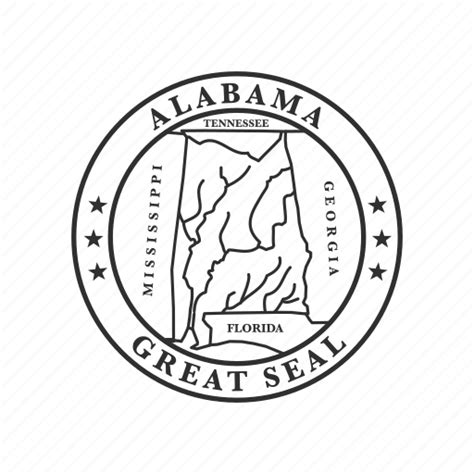 Alabama State Seal Png Svg Vector Freebie Supply