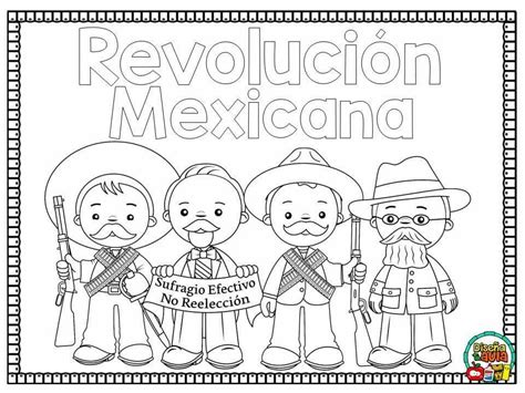 Download 31 Dibujos Para Colorear De Niños De La Revolución Mexicana