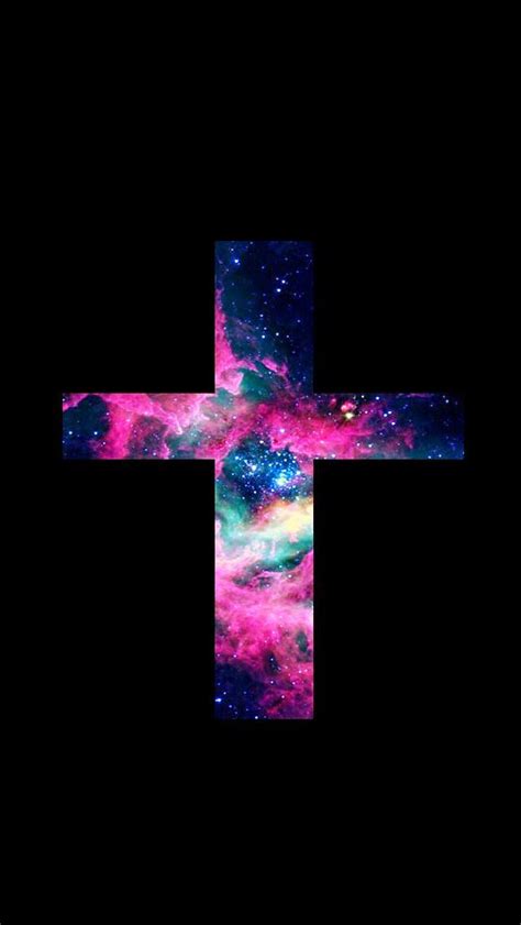 For Phone Jesus Cross Galaxy Wallpaper