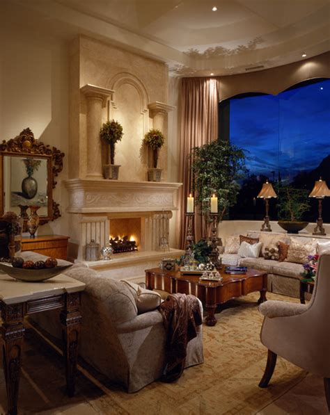 Fireplace In Multi Million Dollar Home Designed By