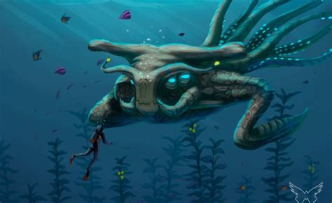 The First Sea Emperor Concept Art Subnautica Creatures Subnautica