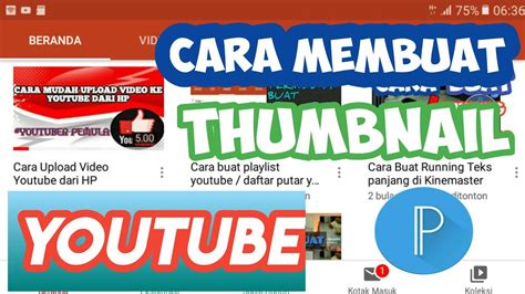 Cara Membuat Thumbnail Youtube Di Pixellab Youtube