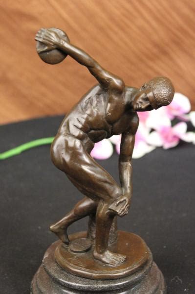 Sensual Nude Male Discus Thrower Discobolus Famous Greek Hot