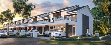 Development at ampar tenang,sepang 77 units rumah teres 1 tingkat. Simfoni Perdana @ LBS Alam Perdana by Kemudi Ehsan Sdn Bhd ...