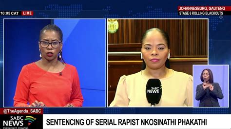 Sentencing Of Serial Rapist Nkosinathi Phakathi Who Pleaded Guilty To