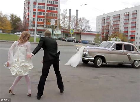 Russian Bride Left Distraught After Her Wedding Gown Is Ripped Off By