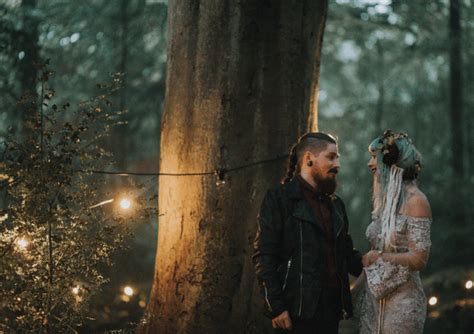pagan folklore wedding in the forest weddingomania