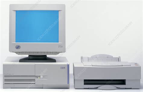 Desktop Computer And Printer Stock Image T4200506 Science Photo