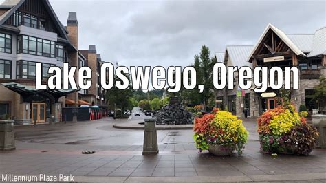 Lake Oswego Oregon Downtown Neighborhood 4k60 Walking Tour Youtube
