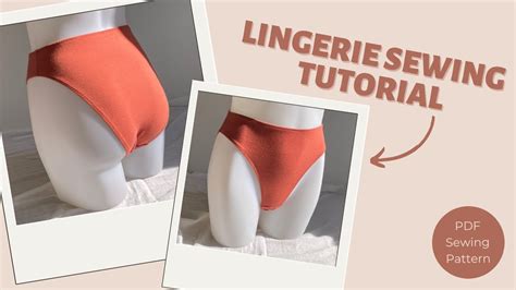 How To Sew Undies With Braided Elastic Jane Panties View B Lingerie Sewing Tutorial Youtube