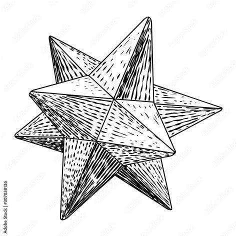 3d Star Sketch