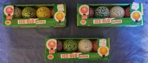 Vintage Cracked Ice Glo C 7 Christmas Lights Antique Price Guide