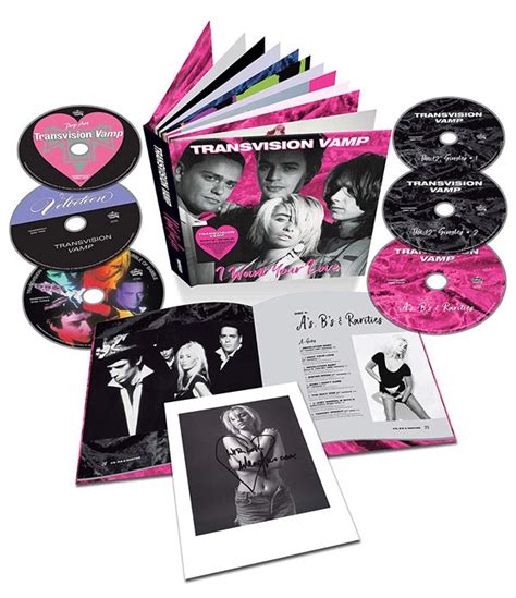 Transvision Vamp I Want Your Love 6cddvd Deluxe Set With Signed Print Superdeluxeedition