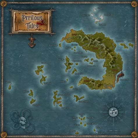 Pirate Themed Campaign Map Rinkarnate