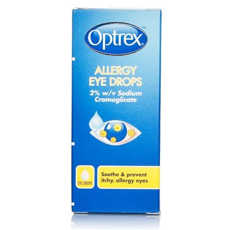 Optrex Allergy Eyes Eye Drops 10ml Chemist Direct