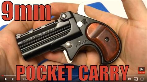 Cobra Cb9 Big Bore Derringer 9mm Double Barrel Pocket Carry Backup