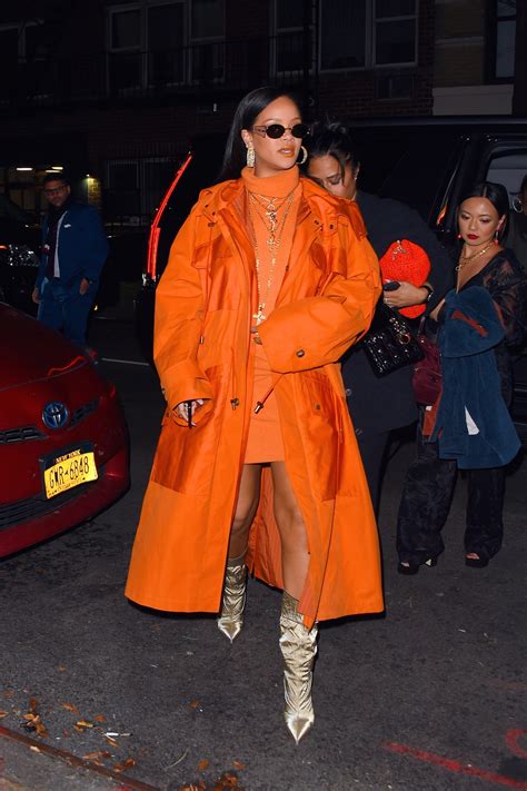 exploring rihanna s orange obsession british vogue