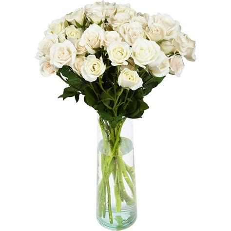 Arabella Farm Direct Bouquet Of Fresh Cut White Spray Roses With An 12