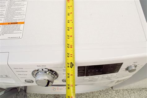 Some cars might be wider at the a standard width measurement on a car would be measured across the rooftop and go from the front. LG WM1377HW 24-inch Compac Washing Machine Review ...