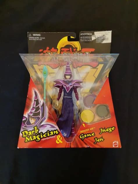 Mattel Yu Gi Oh Dark Magician Game Juego Jen Action Figure Sealed Toy
