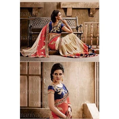 Comment Mettre Un Sari De Mariage - Sari pas cher - Saree - comment mettre un sari — georgette blanc sari