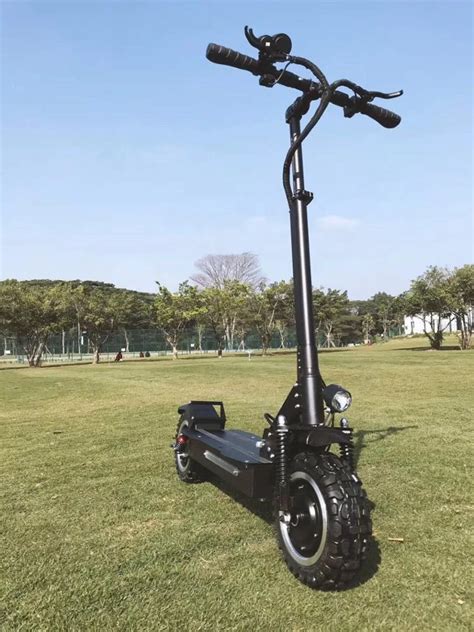 Gtech 60v1200w Dual Motor Electric Scooter Portable Off Road Tires E