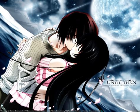 Anime Couple Kiss Sexy Pictures Desktop Background Wallpapers