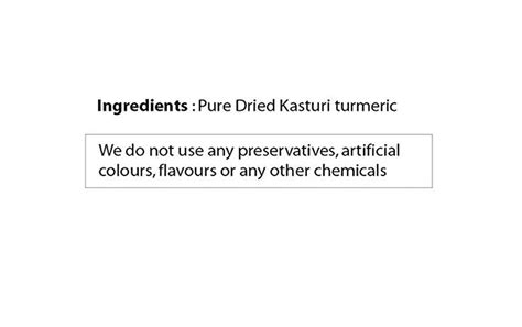 Flavourlite Dried Kasturi Turmeric Pack Kilogram Reviews