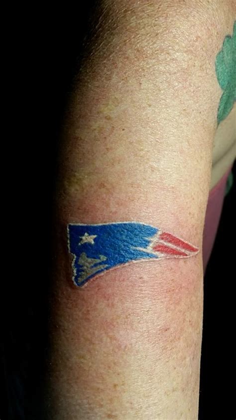 We are a talented work family determined to make the world unique! #newengland #patriots #logo #nfl #football #tinytattoo # ...