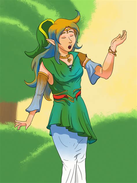 Oracle Of Time Link Tftg Into Nayru By Calliecho On Deviantart