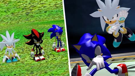 Sonic Heroes All Bosses With Sonic Silver And Shadow In The Same