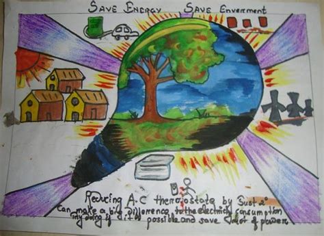 Painting On Save Electricity At Explore Collection
