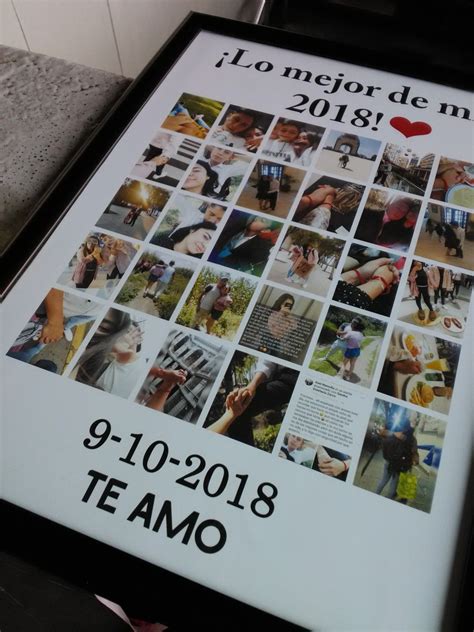 La interacción entre la joven y la policía quedó registrada en. Cuadro de amor | Regalos fáciles para novio, Regalos de ...