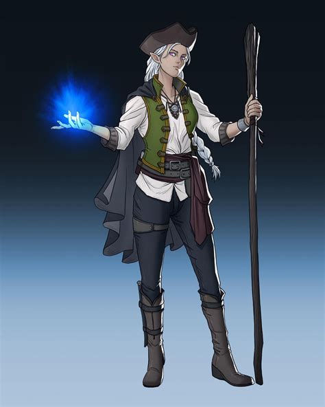 Oc A Stormborn Half Elf Pirate Sorcerer Rdnd