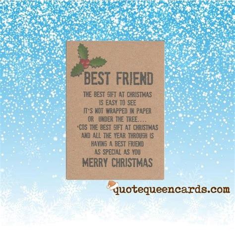 Merry Christmas Best Friend Funny Christmas Card For Friend Best