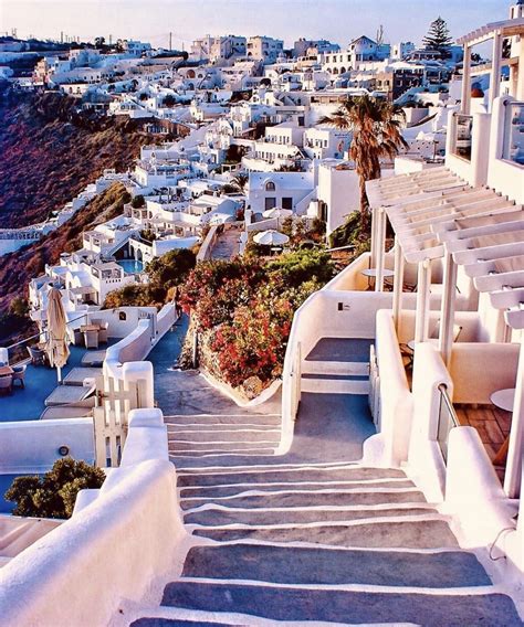 Santorini Greece Beautiful Vacation Spots Dream