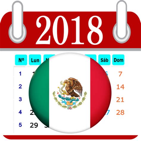 Calendario 2018 México Días Feriadosukappstore For Android