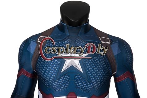 Cosplaydiy Avengers Endgame Captain America Costume Steven Rogers Cosplay Adult Halloween