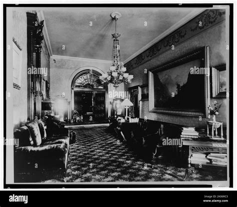 White House East Corridor Between 1889 And 1906 Stock Photo Alamy