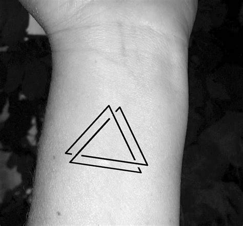Triangle Tattoo Triple Triangle Tattoo Three Triangles Tattoo Celtic