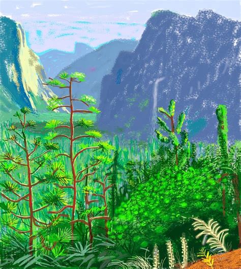 David hockney using the app brushes the artist replaced the traditional sketchbook with the digital medium. IPad Is an Artist's Canvas for David Hockney - The New ...