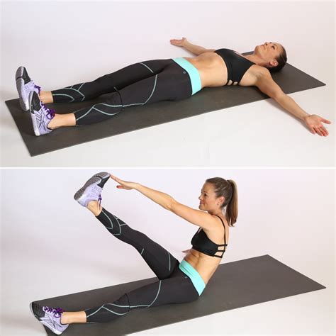How To Do The T Cross Sit Up Popsugar Fitness