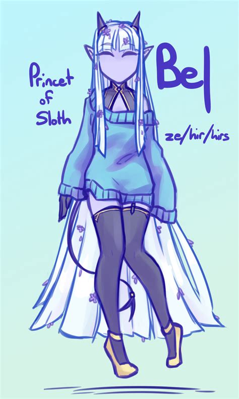 Oc Tober Day Bel Honestly Hir Old Ref Was Cute And Fine But I Decided What To Put Under Hir Swea