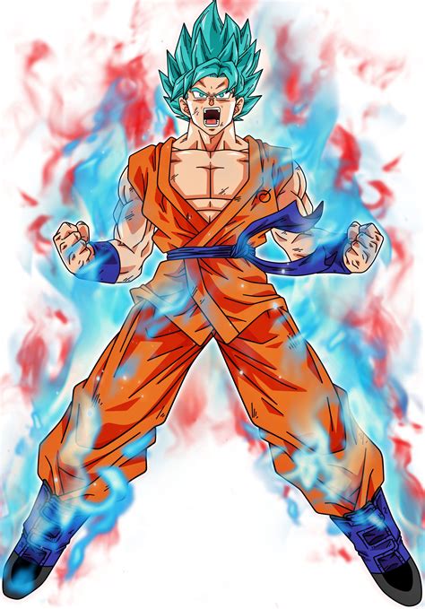Goku Ssj Blue Kaioken Universo 7 Goku Super Saiyan Kakarot Akira