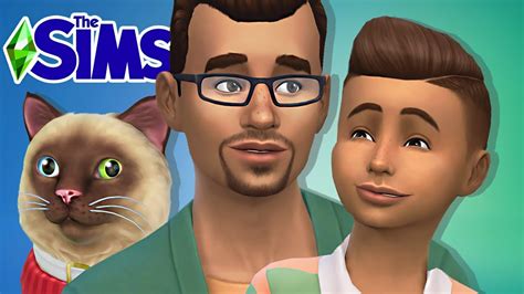 Cc Free Single Dad Household 👶💙 The Sims 4 Create A Sim Youtube