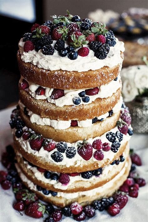 21 Rustic Berry Wedding Cake Inspirations For Your Big Day Mrs To Be